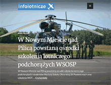 Tablet Screenshot of infolotnicze.pl